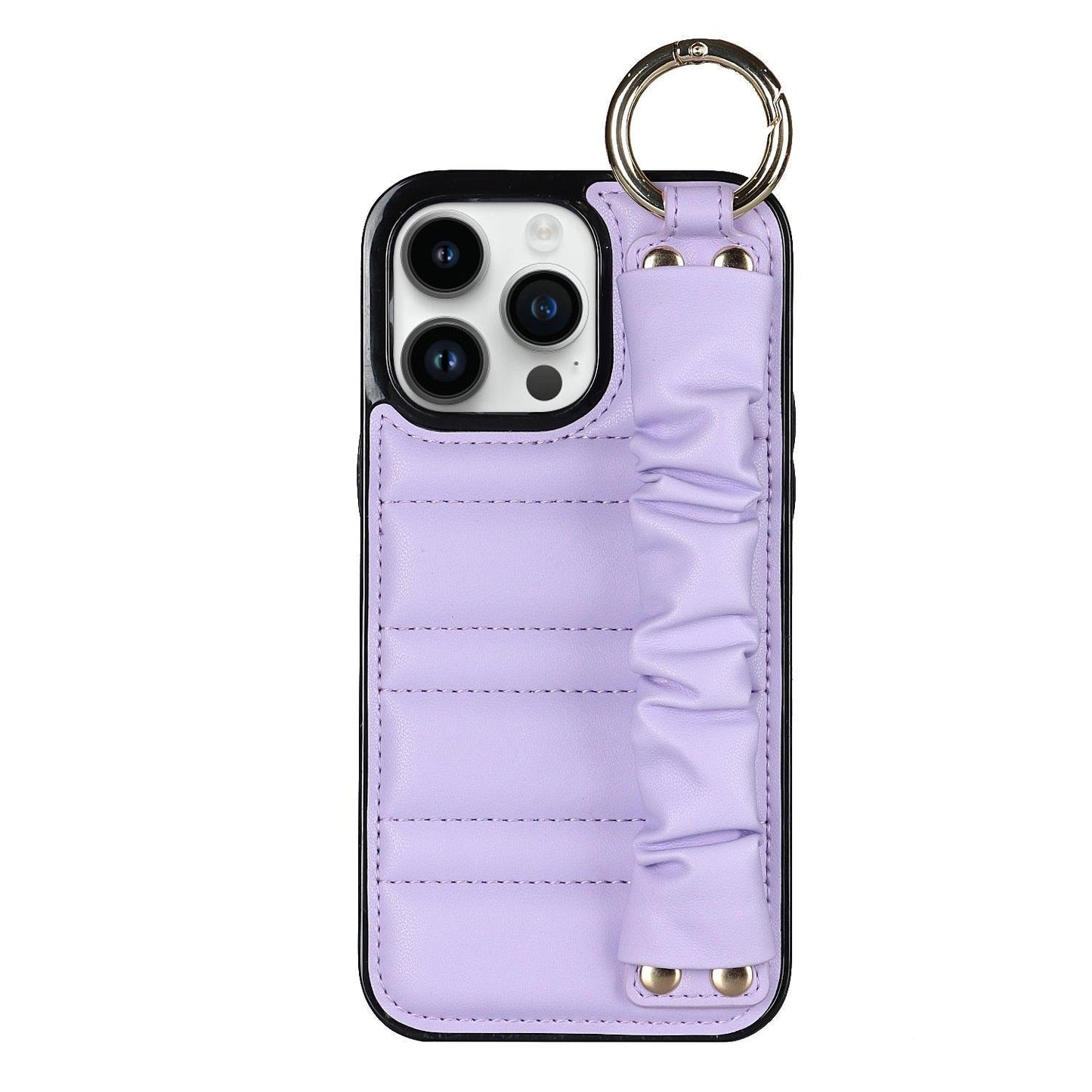 Alterna Luxury Leather iPhone Case With Wristband - Astra Cases SG