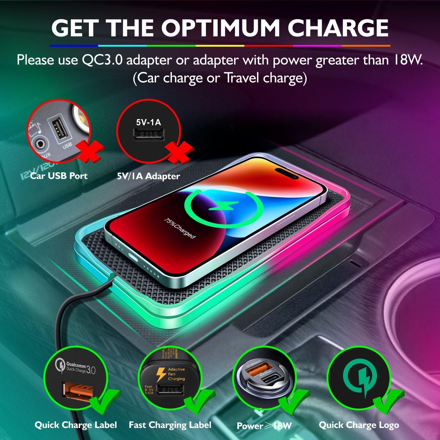 Converti Fast Charging Wireless Charging Pad With RGB LED - Astra Cases SG