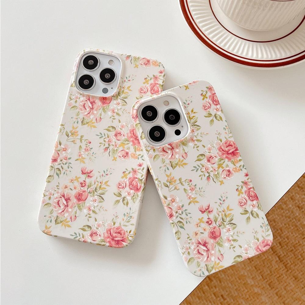 Tria Floral Print Slim iPhone Case - Astra Cases SG