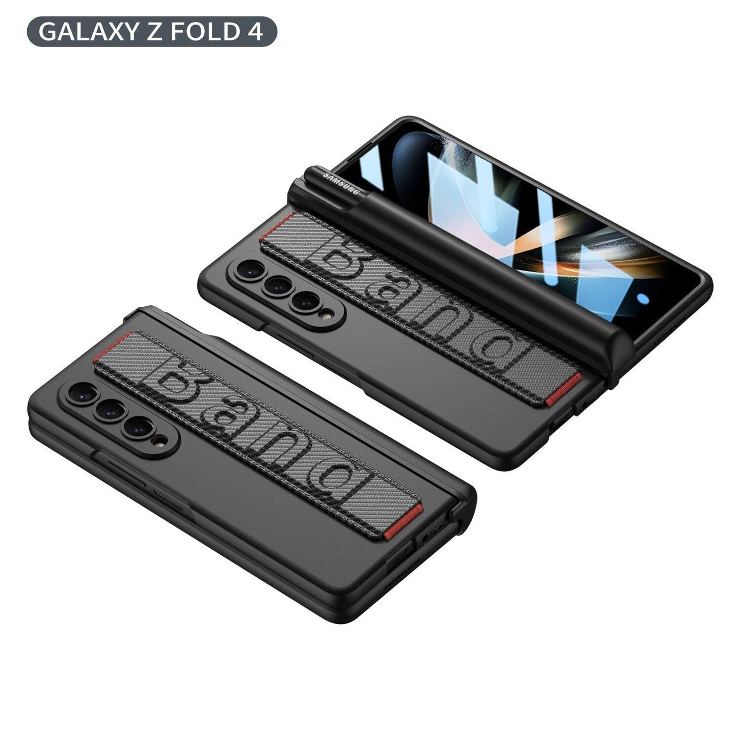 Fumi Protective Case With Magnetic Pen Hinge And Screen Protector for Galaxy Z Fold 4 - Astra Cases SG