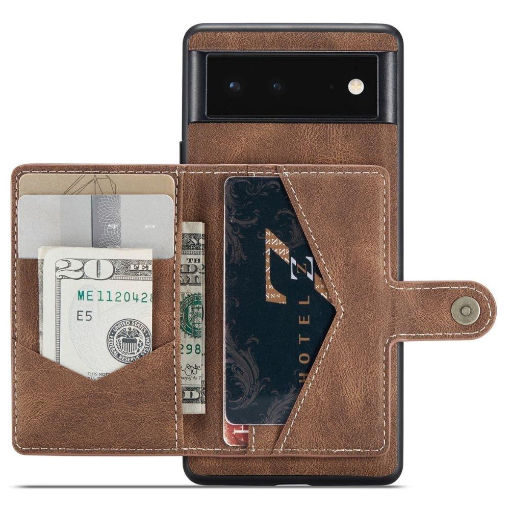 Aes Magnetic Leather Wallet Case For Google Pixel - Astra Cases