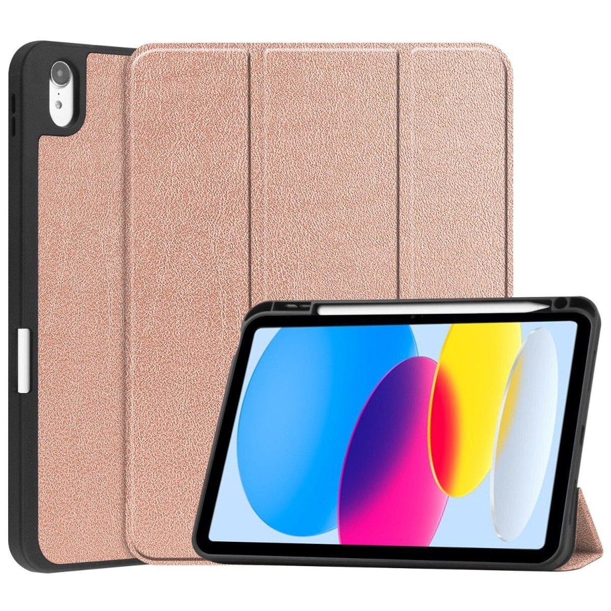 Celsa Tri-Fold Case for iPad 10th Generation 2022 with Pencil Holder - Astra Cases