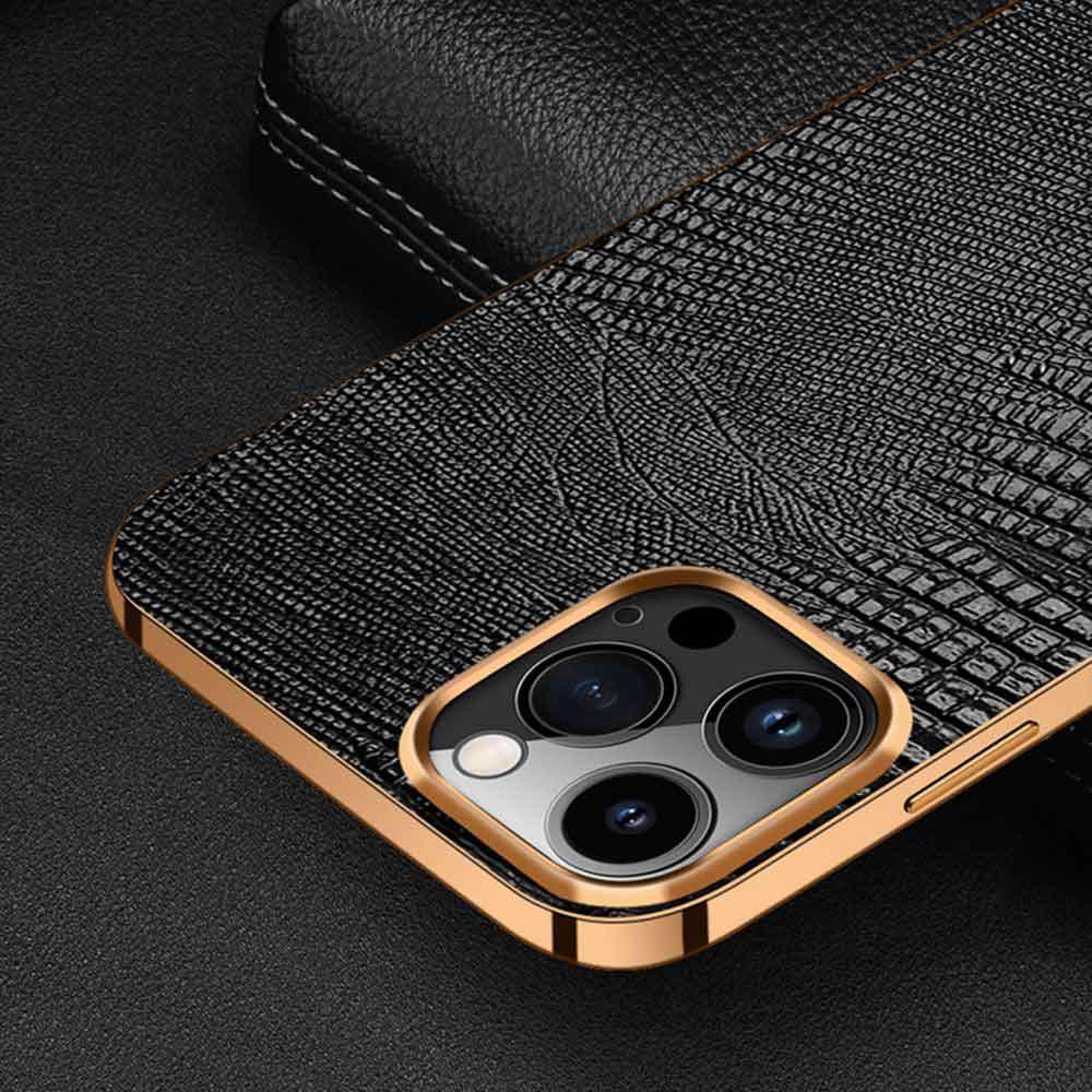 Contra Luxury Genuine Leather iPhone Case - Astra Cases