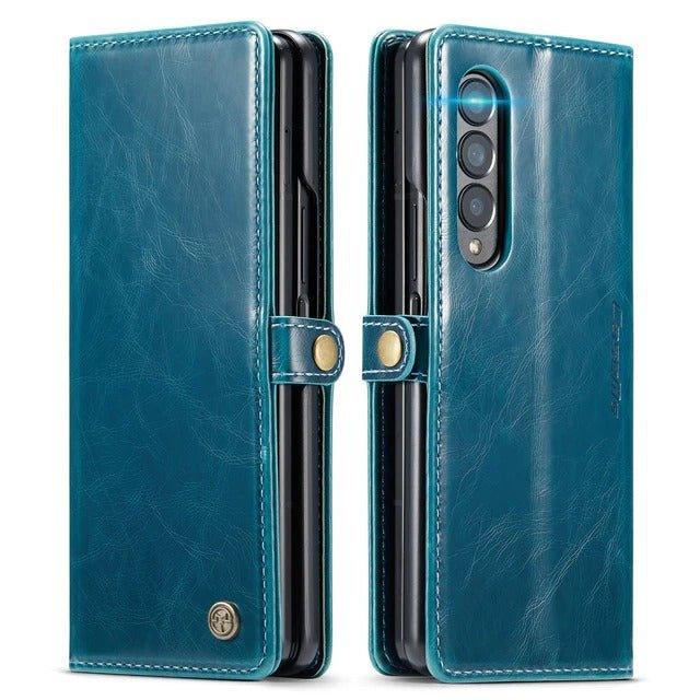 Divina Magnetic Leather Wallet Case for Galaxy Z Fold 3 - Astra Cases