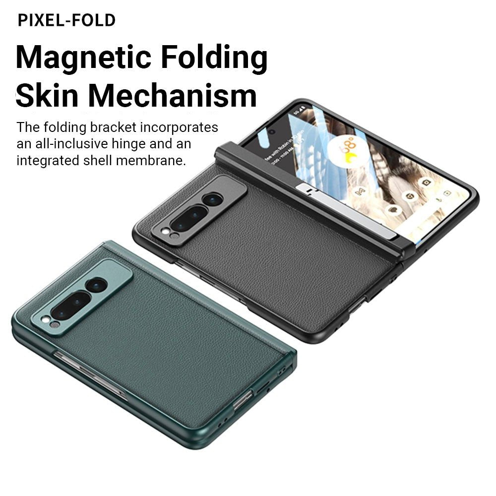 Doli Leather Case for Google Pixel Fold With Tempered Glass - Astra Cases