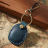 Emi Vintage Leather AirTag Keychain Case - Astra Cases