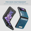 Erexi Luxury Leather Wallet Case For Samsung Galaxy Z Flip 3 - Astra Cases SG