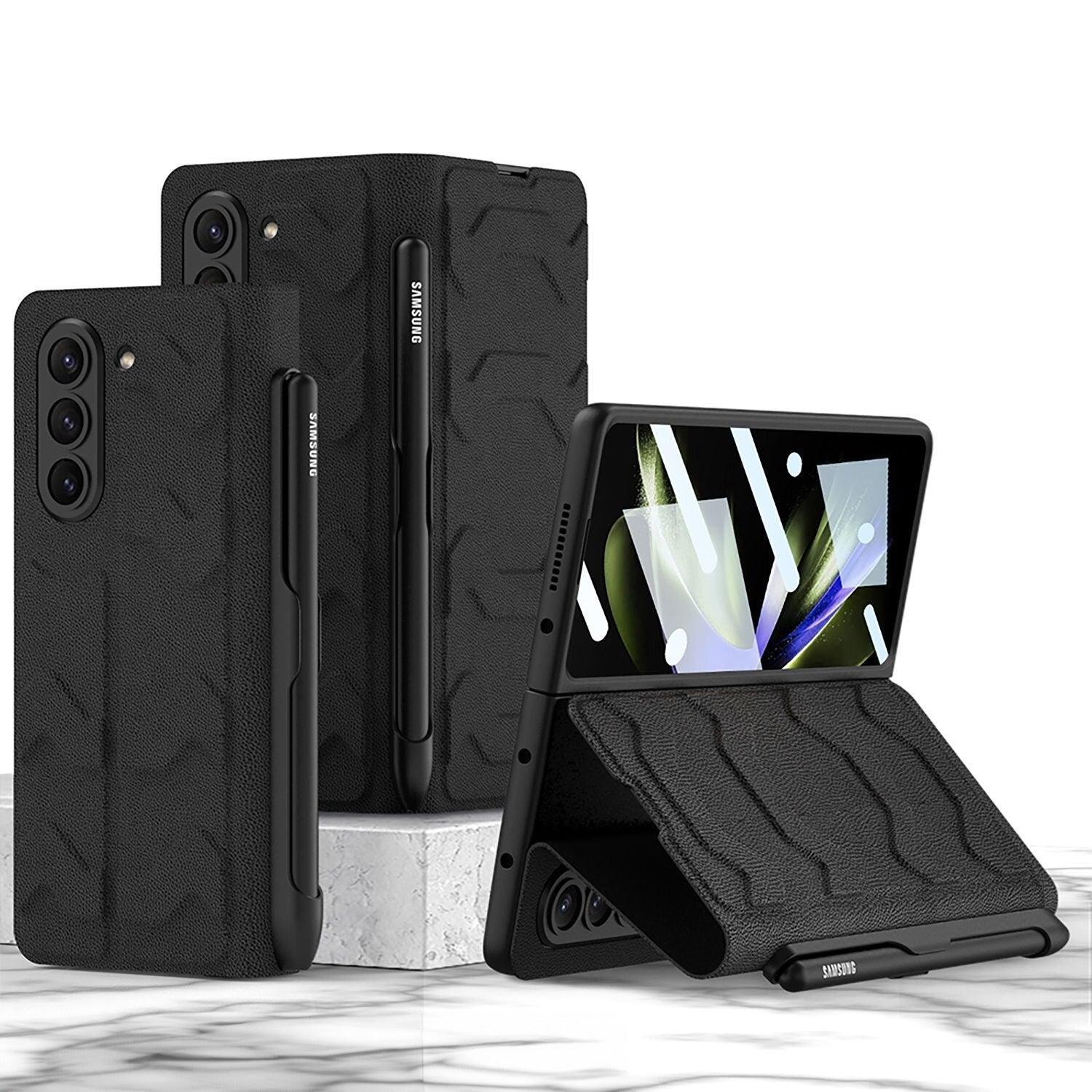 Tauri Leather Case for Galaxy Z Fold With Side Pen Slot - Astra Cases SG