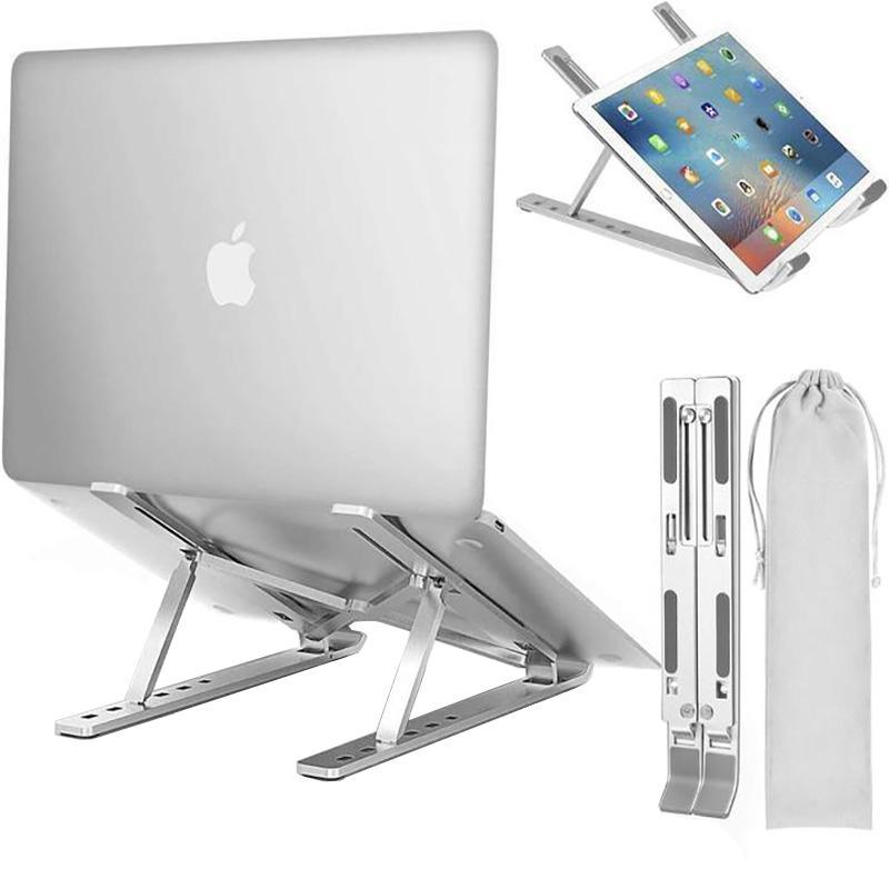 Foldable Computer Case LappyLite Laptop Stand For Desk, Adjustable, Aluminium, Foldable, Non ...