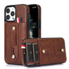 Leo Retro Leather iPhone Case with Card Slot - Astra Cases