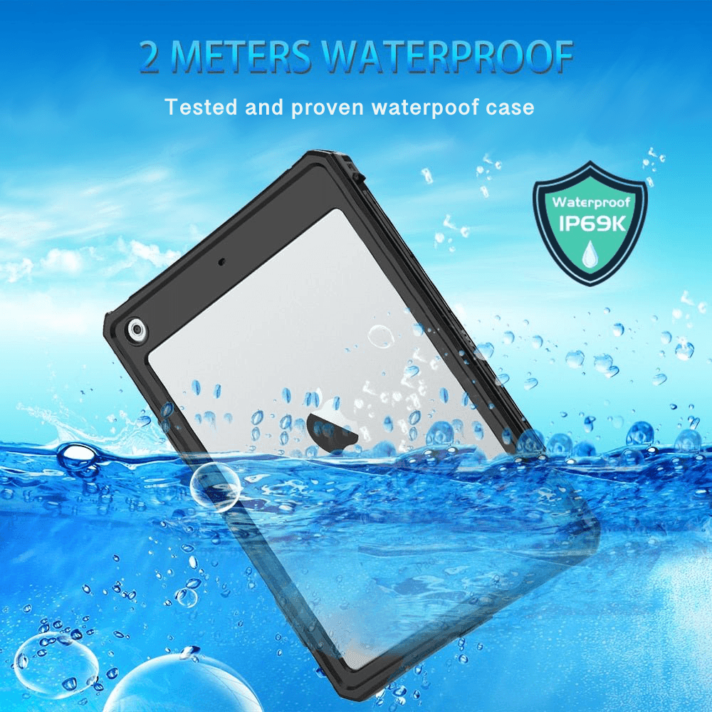 Vincit Waterproof iPad Case with Screen Protector - Astra Cases