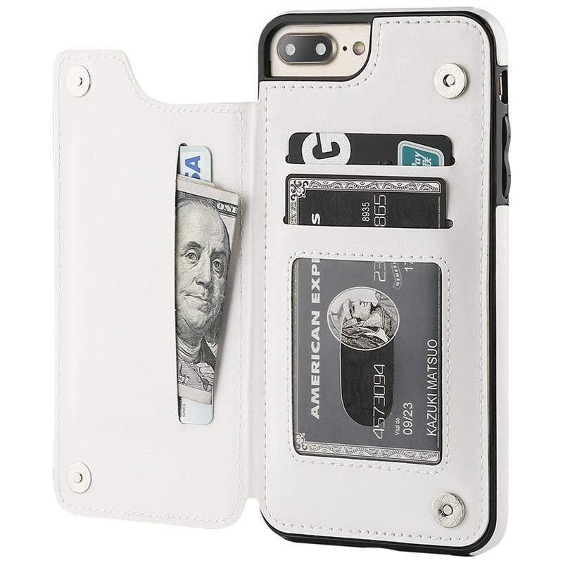 Vistor Leather Flip Wallet Case For iPhone 11, 12 & 13 Series - Astra Cases